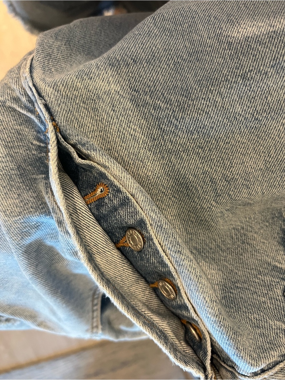 NWT Agolde Dame Wide Leg Jeans 25 No Conflict - Picture 12 of 12